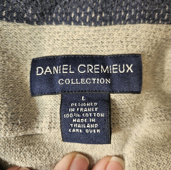 Daniel Cremieux‎ Shirt L Blue Long Sleeve Button Down 100% Cotton - Picture 5 of 7